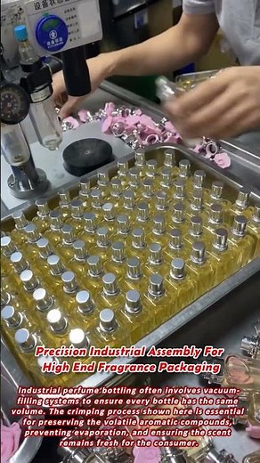 Precision Industrial Assembly For High End Fragrance Packaging