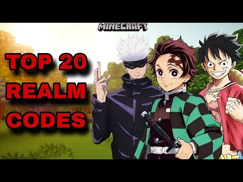 *NEW* TOP 20 BEST REALM CODES FOR MINECRAFT BEDROCK EDITION!