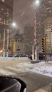 Tatiana Pesotskaya | Chicago Travel on Instagram: "This is how a Chicago snowstorm feels like ️略️ are you ready for winter? ❄️懶️✨ Wacker Drive Chicago IL  ➡️ @tatiana.pesotskaya . . . . #reelsinstagram #chicago #downtown #chicagodowntown #chicagoarchitecture #chicagotravel #chicagophotographer #chicagolife #snowstorm #chicagowinter #snowfall #nightdrive #winterwonderland"