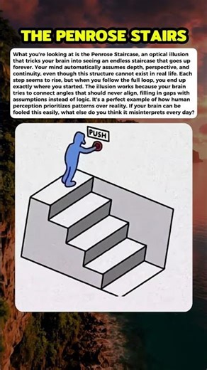 This Staircase Breaks Your Brain #curiosity #mistery