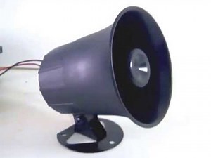 Sirene de 6 tons demonstração