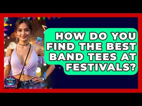 How Do You Find The Best Band Tees At Festivals? - We Go To Festivals