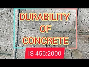 Durability of concrete, factors affecting duribility of concrete #durabilityofconcrete