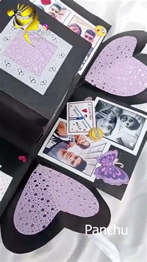 DIY Photo Explosion Box Gift Idea 🎁#diy #explosionbox #photoexplosionbox #handmade #giftideas #craft