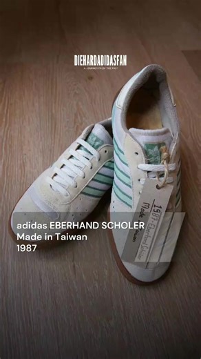 The Story of Adidas Eberhand Scholer Made in Taiwan - 1987