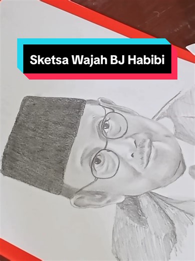 Sketsa Wajah BJ Habibi: Sebuah Karya Seni