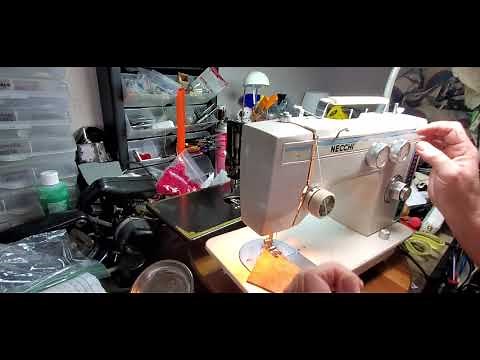 Necchi 536Fb sewing machine demonstration