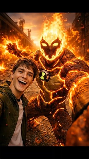 Ben 10 REAL LIFE Selfie With Aliens 😱🔥 | Diamondhead, Heatblast & Four Arms