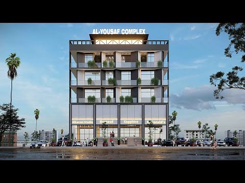 Mixed-Use Building Design Walk Through Animation