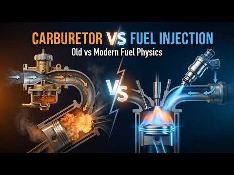 How Carburetors Work vs Fuel Injection | Old vs Modern Fuel Delivery Physics Explained #Carburetor