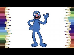 How to Draw Muppet Grover Sesame street