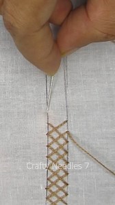 1.6M views · 5.1K reactions | Super easy朗 new basic stitch border tutorial #embroidery #content #border #reels2024viral #everyone #cute #fbreels #popular #diy #viralreelsfb #learning #relax #useful #reelsviral #tutorial #satisfying #fypシ゚viral #fyp #facebookreels #shorts #foryou #viral #reels #trending #foryoupage #viralreels #reelsfb #viralvideo #reelsvideo | Crafty Needles 7 | Facebook