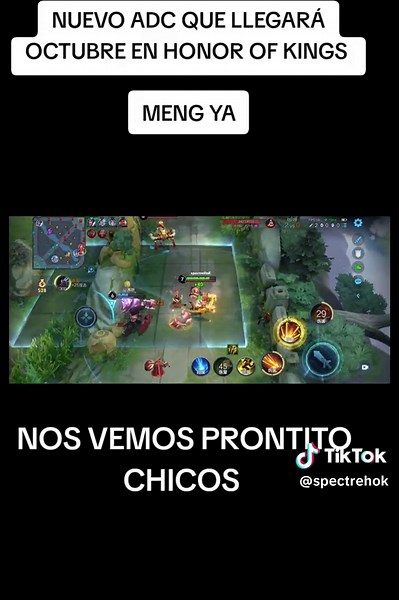 MENG YA LLEGARA EN OCTUBRE A HONOR OF KINGS GLOBAL NOS VEMOS PRONTITO CHICOS #gameplayhonorofkings #adcmain #adcarry #mobalatam #honorofkingsglobal #moba #livehok #streamer #hokglobal #latam #live #mengya #globalserverhok