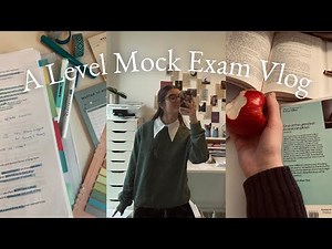 A Level Mock Exam Week: revise with me in exam season!