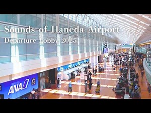 【環境音BGM/1時間】ANAでの旅気分を味わう羽田空港の音【作業・勉強・睡眠】