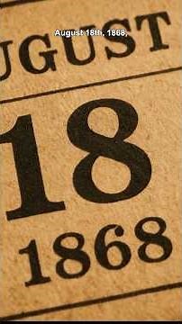 This Day In Space History | August 18, 1868