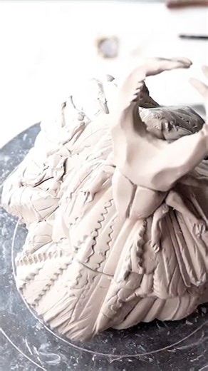 Natalya Seva on Instagram: "From raw porcelain to a finished form. Watch until the end — the final piece reveals itself."