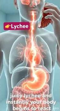What Happens to Your Body When You Eat Lychee? #3dmedicalanimation