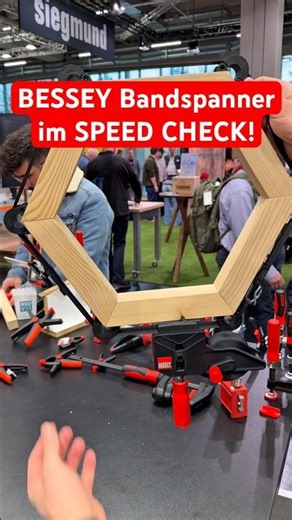 😍 PERFEKTE Gehrungen Fixieren! Bessey BAN700 Bandspanner im SPEED CHECK #shorts #diy