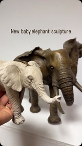 3.9K views · 333 reactions | New baby elephant sculpture! This clay sculpture is heading off to the foundry to be cast in bronze. It will be available in a limited edition of 12 so order now and don’t miss out! #elephant #elephantlove #babyelephant #safari #animallovers #wildlifelovers #animalart #animalsculpture #sculpture #sculpt #ceramicsculpture #nickmackman | Nick Mackman Animal Sculpture | Facebook