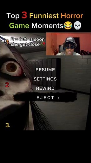 Top 3 Funniest Horror Game Moments😂💀(The Last One Though👻😭)