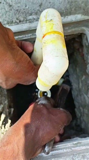 How to Repair PVC Joining the water line inside a small chamber ✅