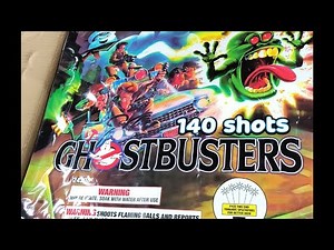 GHOST BUSTERS 140 shot firework cake 🔥🔥💥 NEW 2025 HITTER! 🧨💥 ‪@Reckles5Pyro‬
