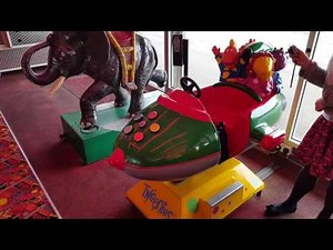 AMUTEC 'Tweenies rocket' coin operated kids ride @ smiths arcade by TAJ The arcade junkie