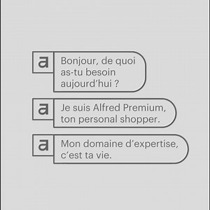 2.2K views | Êtes-vous prêt à laisser un bot Messenger remplir votre frigo, choisir vos prochaines vacances et votre nouvelle paire de chaussures ? 烙 Découvrez Alfred Premium, un récit dont vous êtes le héros :  m.me/alfredpremiumfrance  arte.app.link/AlfredPremium | ARTE Info | Facebook