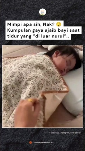 Kumpulan Pose Tidur Bayi Paling Ajaib, Kok Bisa Nyenyak?