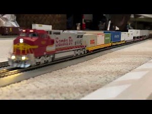 Burlington Northern freights, Santa Fe C44-9W, KCS grain train, UP SD59
