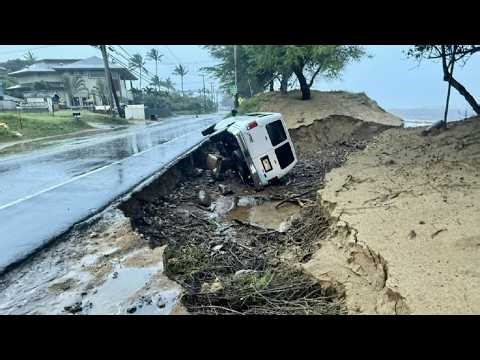 Hawaii Storms Have Caused $1bn In Damage - Another Meteor Explodes Over The US - More Snow Coming