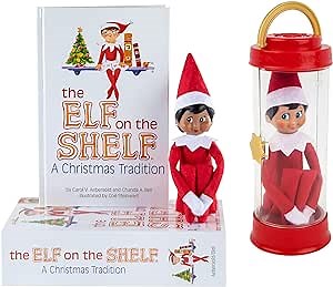 Elf on The Shelf - Brown Eyed Girl Scout Elf & Scout Elf Carrier