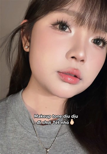 Make nhạt nhạt rồi quất cặp mi rõ sợi là dịu kha liềnnn🫰🏻 #makeuptutorial #goclamdep #makeuptet