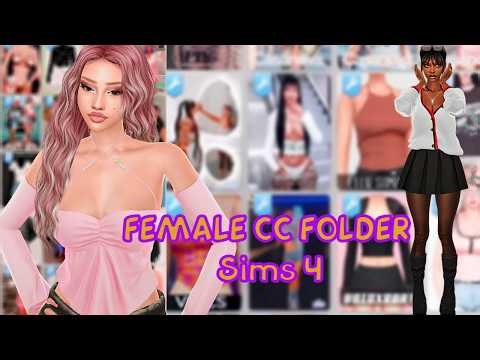 MASSIVE 2 GB FEMALE CC HAUL | Clothes, Accessories & Tattoos The Sims 4