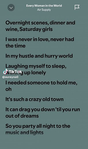 Every Woman In The World by Air Supply - Full Lyrics