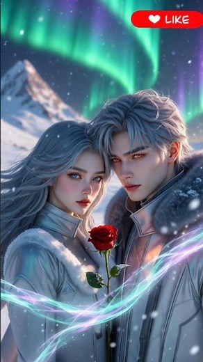 Magical Rose of Love 🌹✨ | Fantasy Couple Animation #Shorts