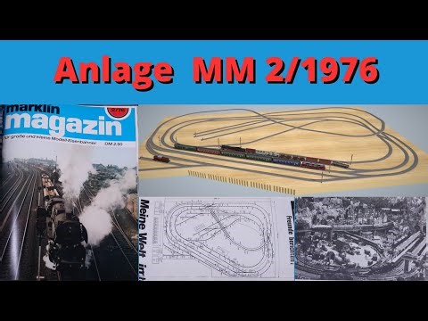 Märklin M-Track dream layout from a 1976 Märklin magazine reimagined