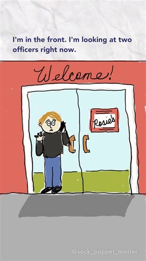 Sock Puppet Master | 🟥🟨🟦 Straight from the Wile E. Coyote book of thievery #911 | Instagram