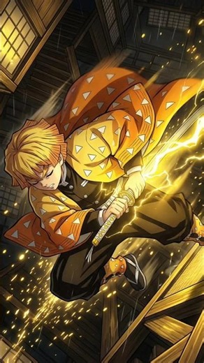 Zenitsu and his master Jigoro Kuwajima: ⚡ Zenitsu's Master Believed in Him Until the End 😭#zenitsu