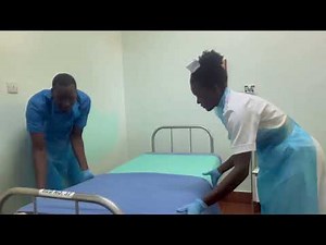 occupied bed making procedure//how to make occupied bed//occupied bed//OSCE//nursing//bed making