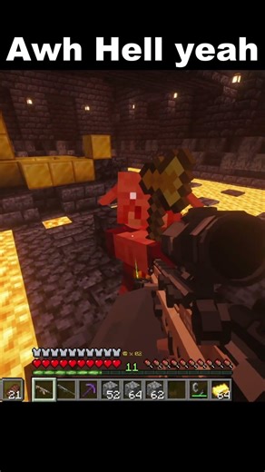 I love this gun mod!! ❤️❤️#minecraft #shorts #trend