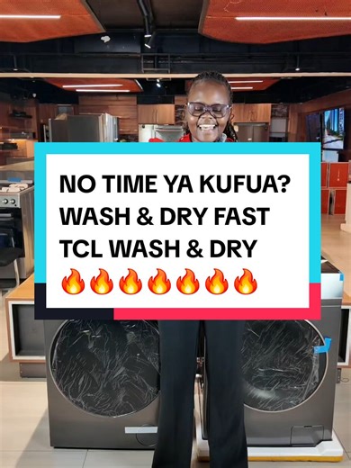 Unaamka mapema, unarudi late? 👀 TCL 10KG/7KG & 12KG/8KG Washer Dryer ndio solution 🔥 ✔️ Wash & Dry kwa machine moja ✔️ DD Motor – Silent hata usiku 🤫 ✔️ Energy Saving – Hakuna bill kubwa ya stima ✔️ Kubwa – Maliza nguo zote once PRICE DROP imefika 💰 Work smart, not hard. #Tclwashingmachine #C512WDG #C7110WGD #WasherDryer #laundrytok #kenyantiktok #tiktokkenya #nairobitiktokers