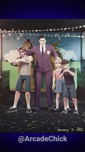 The Afton Family Weren't Always MONSTERS..💔 #fnaf #shorts #aftonfamily
