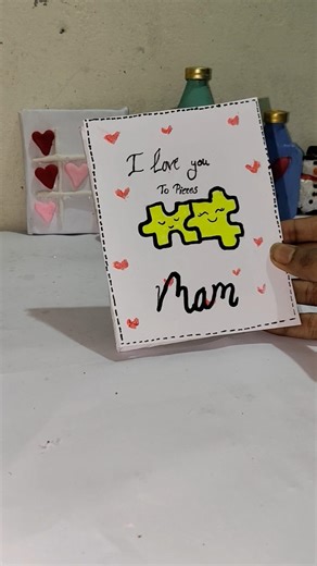 Cute Puzzle Card for Mom ❤️ | DIY Card Idea