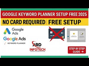 Google Keyword Planner Setup Free in 2025 (Step -by- Step Guide) #ardinfotech #GoogleKeywordPlanner