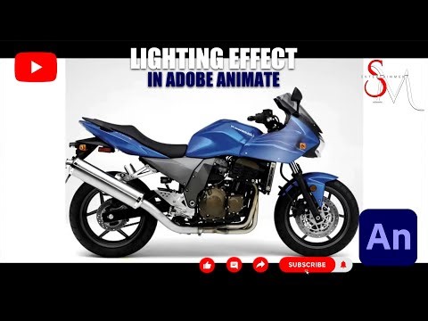 LIGHTING EFFECT IN ADOBE ANIMATE II ADOBE ANIMATE TUTORIAL II ADOBE FLASH II ADOBE ANIMATE