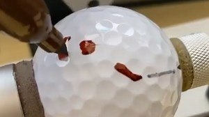 The coolest Tiger Woods golf ball marking you'll ever see!