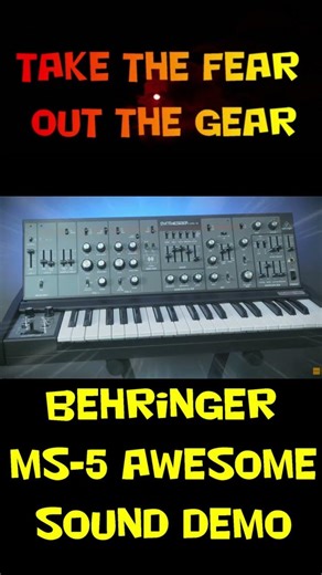Behringer MS-5 awesome demo #behringer #roland #electronicmusic #synth #musicproduction #music