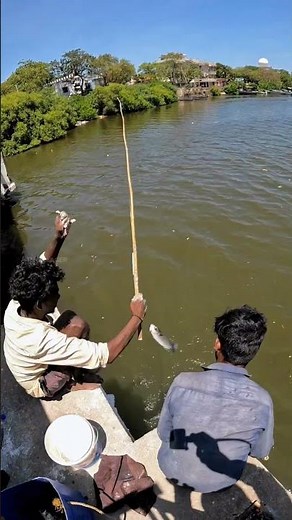 INDIAN Gypsy People Catch Fish For Food! #shortsvideo #fyp